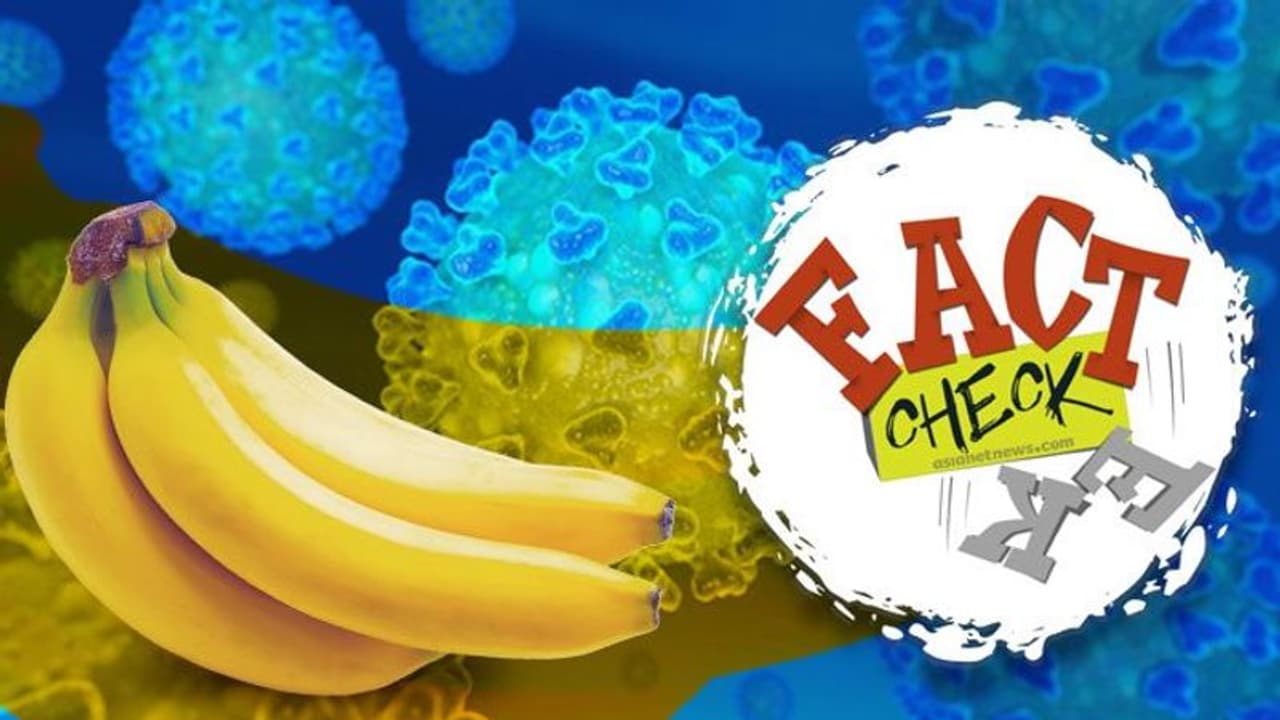 ഓരോ ദിവസവും ഒരു വാഴപ്പഴം, കൊറോണ അടുക്കില്ല; പ്രചാരണത്തിലെ വസ്തുത എന്താണ്?