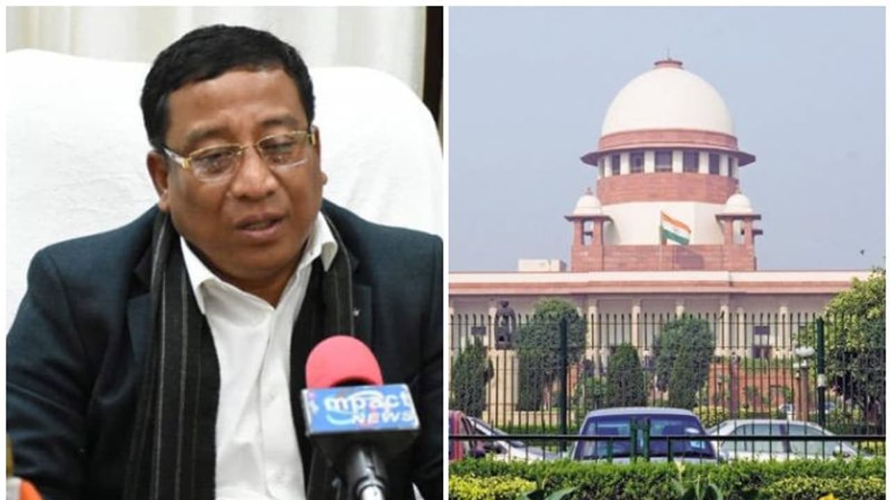 കോണ്‍ഗ്രസ് ടിക്കറ്റില്‍ ജയിച്ച് ബിജെപിയിലേക്ക്, മണിപ്പൂര്‍ വനംമന്ത്രിയോട് നിയമസഭയില്‍ കയറരുതെന്ന് സുപ്രീംകോടതി