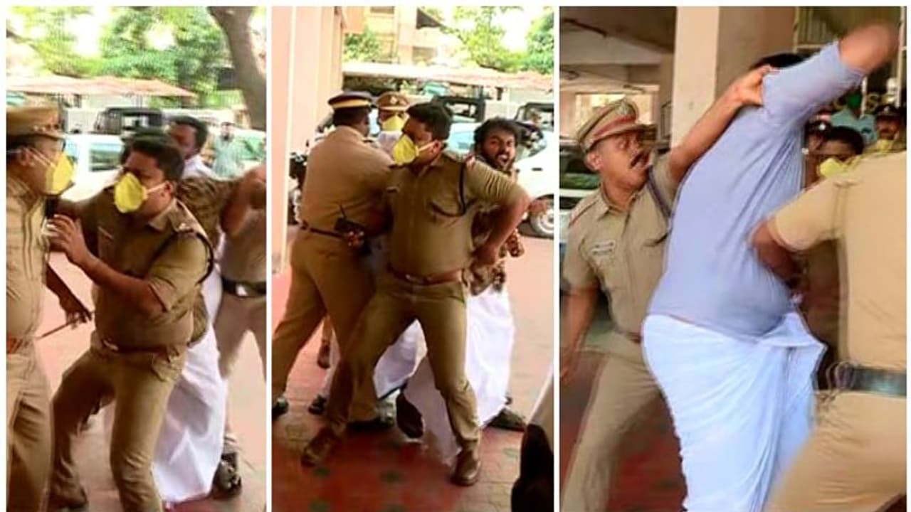 കൊവിഡ് ഭീതിക്കിടെ കള്ള്ഷാപ്പ് ലേലം; യൂത്ത് കോൺഗ്രസ് പ്രവര്ത്തകരും പൊലീസും തമ്മിൽ കയ്യാങ്കളി കൊവിഡ് ഭീതിക്കിടെ കള്ള്ഷാപ്പ് ലേലം; യൂത്ത് കോൺഗ്രസ് പ്രവര്ത്തകരും പൊലീസും തമ്മിൽ കയ്യാങ്കളി