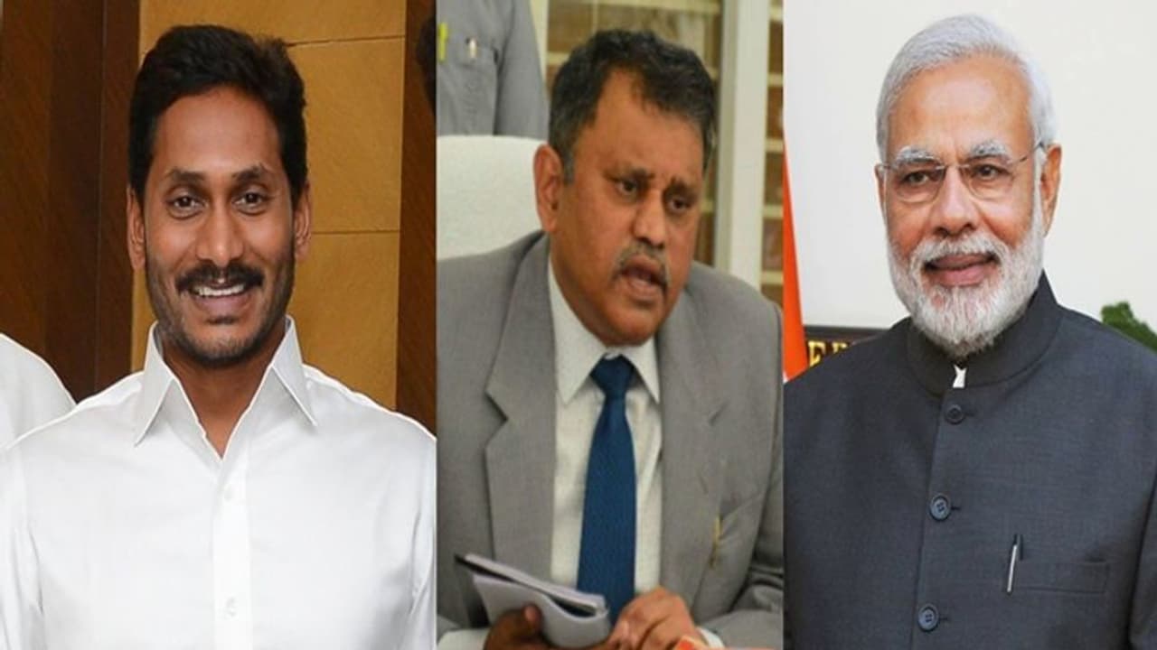 ఎస్ఈసీ రమేష్ కుమార్ లేఖ: వైఎస్ జగన్ కు కేంద్రం ఝలక్ ఎస్ఈసీ రమేష్ కుమార్ లేఖ: వైఎస్ జగన్ కు కేంద్రం ఝలక్