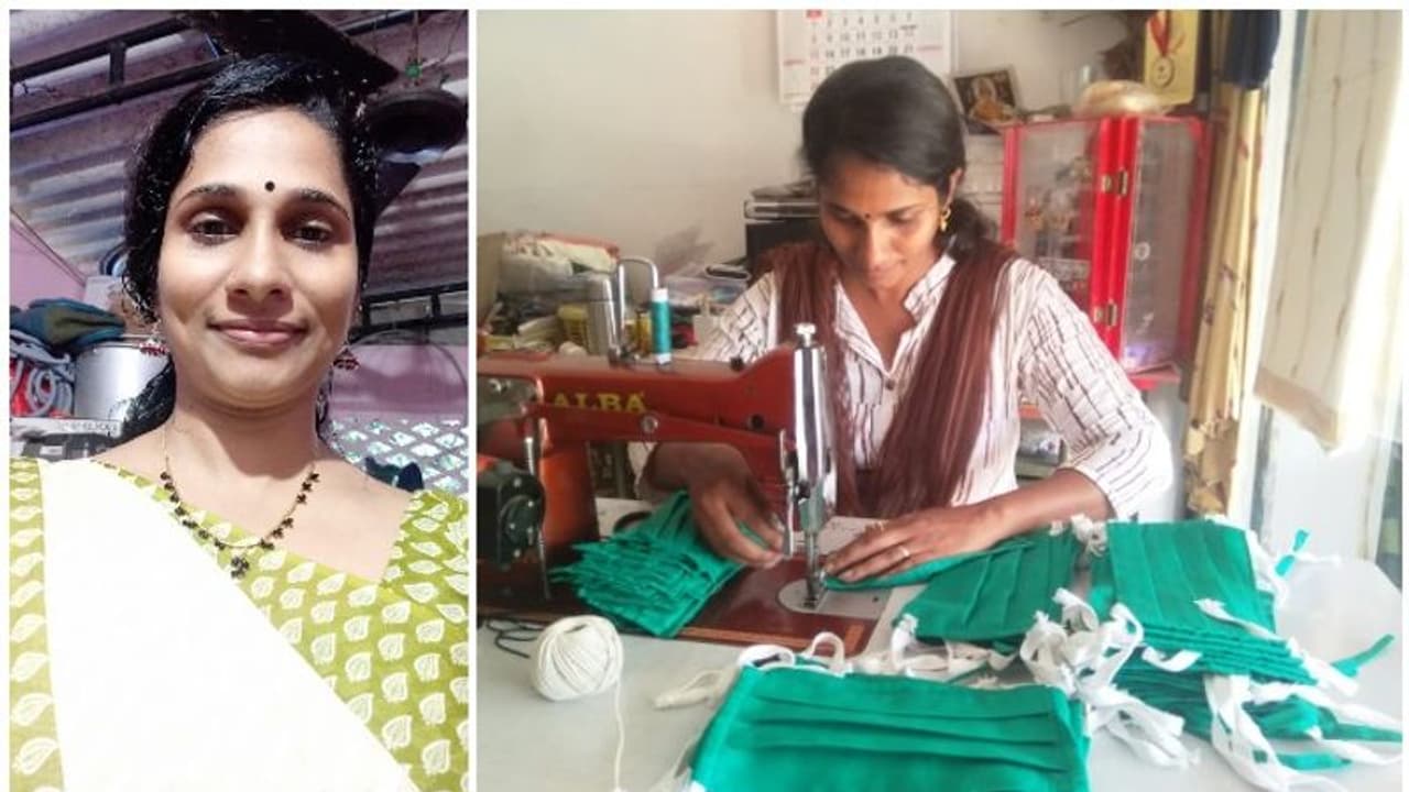 മഞ്ജു തയ്ക്കുന്നത് പ്രതിരോധത്തിന്റെ മാസ്കുകൾ... ആശങ്കകളുടെ കൊറോണക്കാലത്തെ ചിലരിങ്ങനെയാണ്.... മഞ്ജു തയ്ക്കുന്നത് പ്രതിരോധത്തിന്റെ മാസ്കുകൾ... ആശങ്കകളുടെ കൊറോണക്കാലത്തെ ചിലരിങ്ങനെയാണ്....