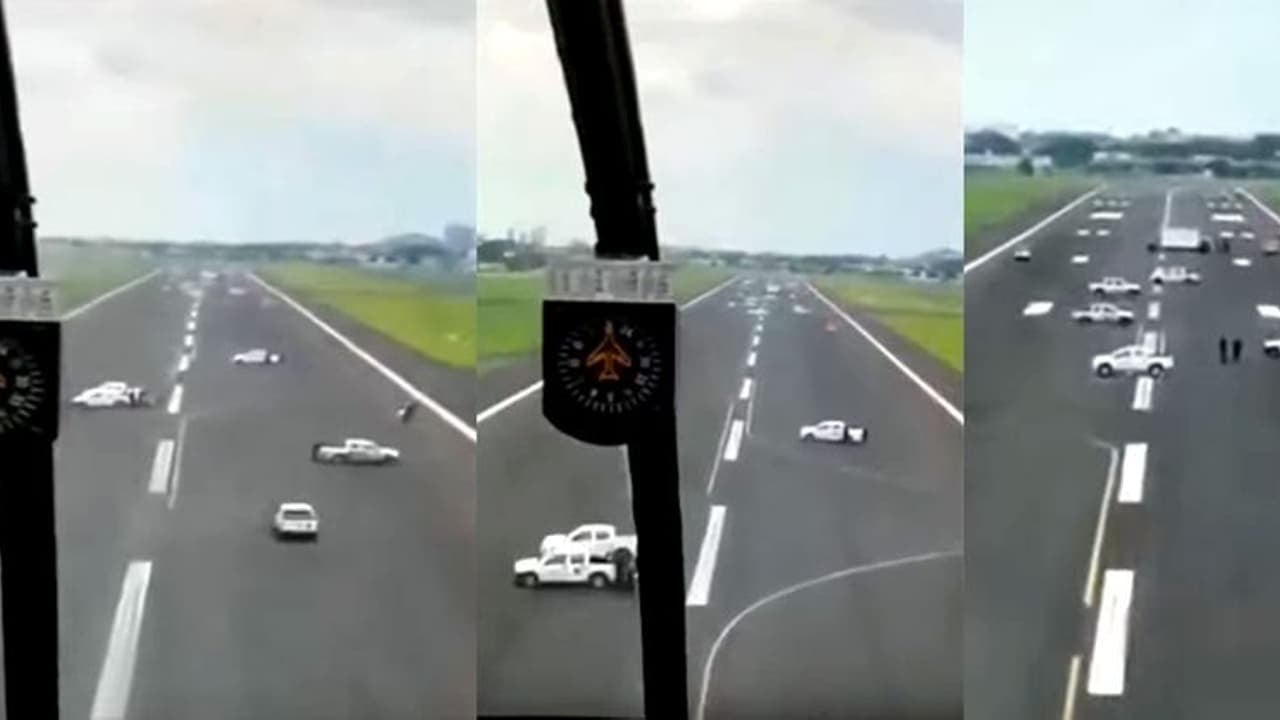 കൊവിഡ് 19; ലാൻഡിങ് തടയാൻ റൺവേയിൽ കാറുകളിട്ട് ഒരു വിമാനത്താവളം! കൊവിഡ് 19; ലാൻഡിങ് തടയാൻ റൺവേയിൽ കാറുകളിട്ട് ഒരു വിമാനത്താവളം!