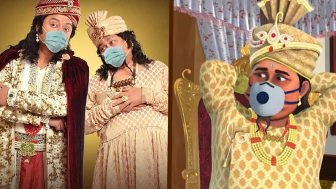 করোনার থাবা রাজা হবুচন্দ্রর জীবনে, সচেতনতার বার্তায় অভিনব উদ্যোগ দেবের করোনার থাবা রাজা হবুচন্দ্রর জীবনে, সচেতনতার বার্তায় অভিনব উদ্যোগ দেবের