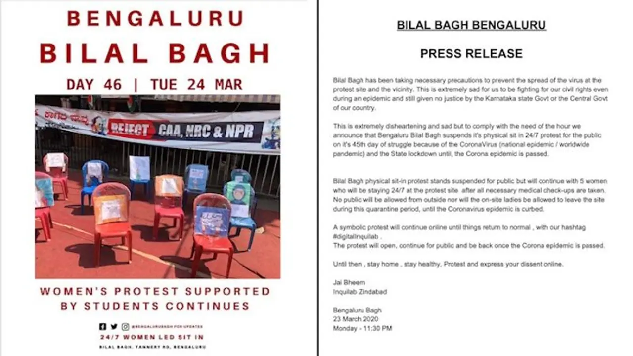 Not Bengaluru Police, it’s coronavirus that cleared protesters at Bilal Bagh