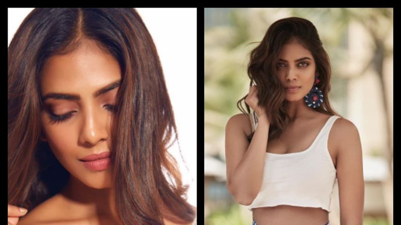 மறைக்க வேண்டிய அங்கத்தை வெளிச்சம் போட்டு காட்டிய “மாஸ்டர்” நாயகி.... வைரலாகும் ஹாட் கிளிக்...!