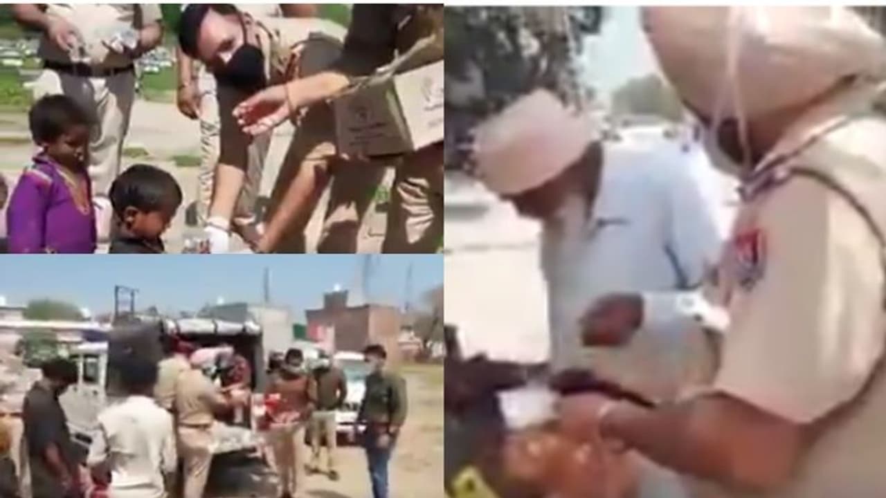 സാധനങ്ങൾ വാങ്ങി ആവശ്യമുള്ളവർക്ക് വിതരണം ചെയ്ത് പൊലീസ്; അഭിനന്ദിച്ച് അമരീന്ദർ സിംഗ് വീഡിയോ വൈറൽ സാധനങ്ങൾ വാങ്ങി ആവശ്യമുള്ളവർക്ക് വിതരണം ചെയ്ത് പൊലീസ്; അഭിനന്ദിച്ച് അമരീന്ദർ സിംഗ് വീഡിയോ വൈറൽ