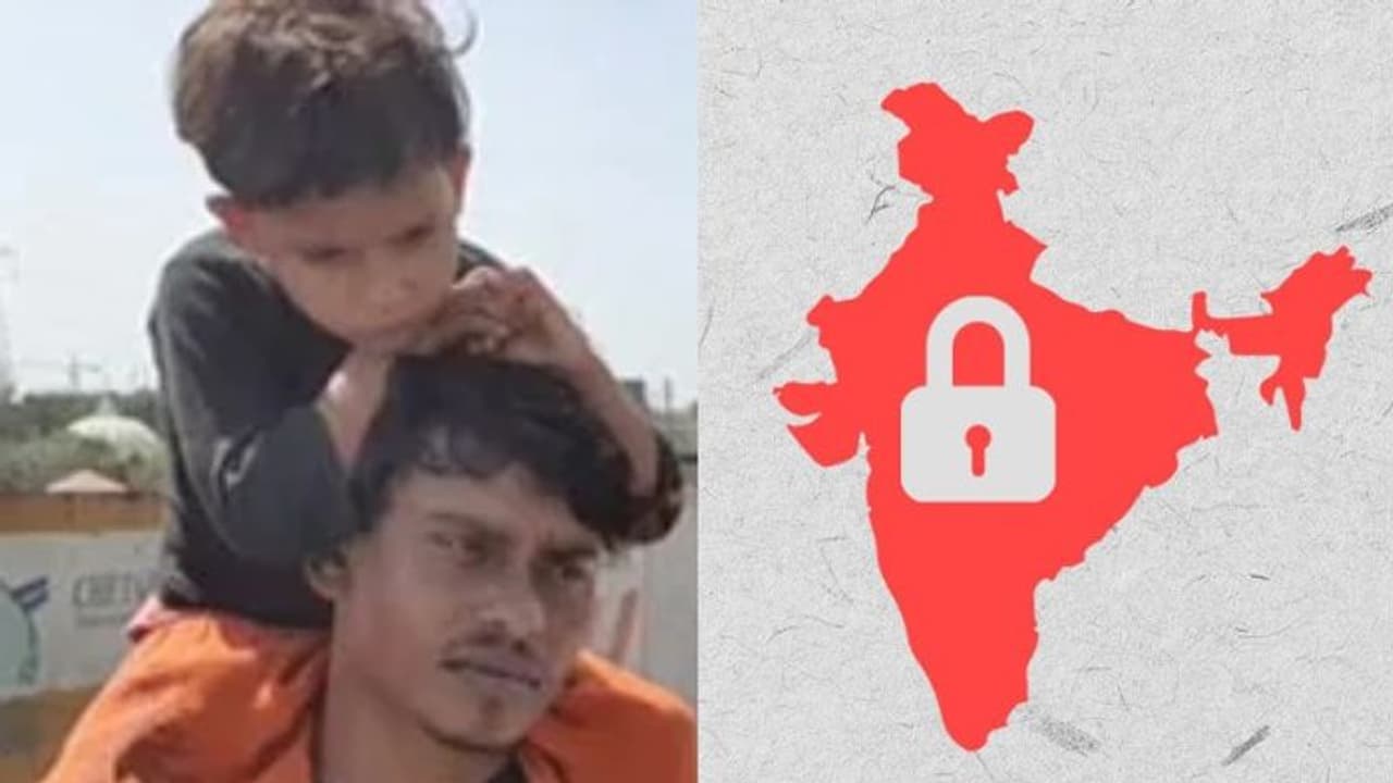 'കല്ല് തിന്ന് ജീവിക്കാനാവില്ലല്ലോ', കുഞ്ഞുങ്ങളേയും ചുമലിലേറ്റി അവർ സ്വന്തം നാട്ടിലേക്ക് മടങ്ങുന്നു 'കല്ല് തിന്ന് ജീവിക്കാനാവില്ലല്ലോ', കുഞ്ഞുങ്ങളേയും ചുമലിലേറ്റി അവർ സ്വന്തം നാട്ടിലേക്ക് മടങ്ങുന്നു