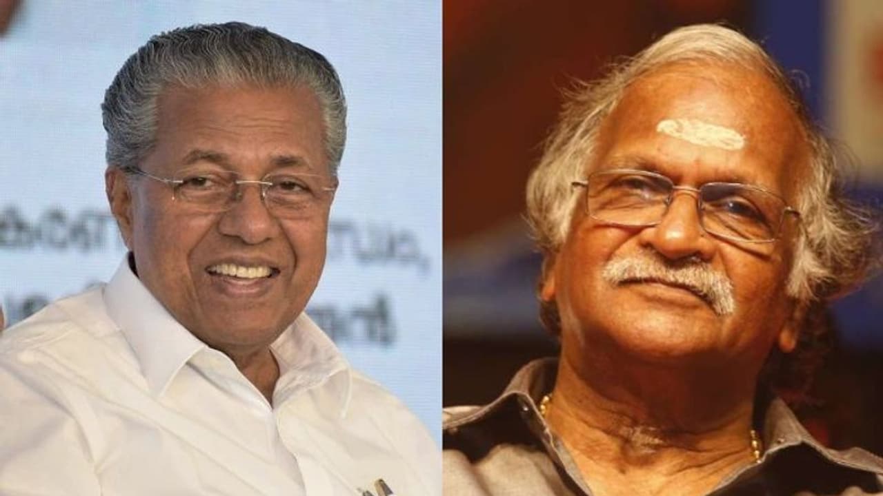 'അങ്ങയോട് എനിക്കുണ്ടായിരുന്ന ആദരവ് ഇരട്ടിച്ചിരിക്കുന്നു': മുഖ്യമന്ത്രിയെ പ്രശംസിച്ച് ശ്രീകുമാരൻ തമ്പി 'അങ്ങയോട് എനിക്കുണ്ടായിരുന്ന ആദരവ് ഇരട്ടിച്ചിരിക്കുന്നു': മുഖ്യമന്ത്രിയെ പ്രശംസിച്ച് ശ്രീകുമാരൻ തമ്പി