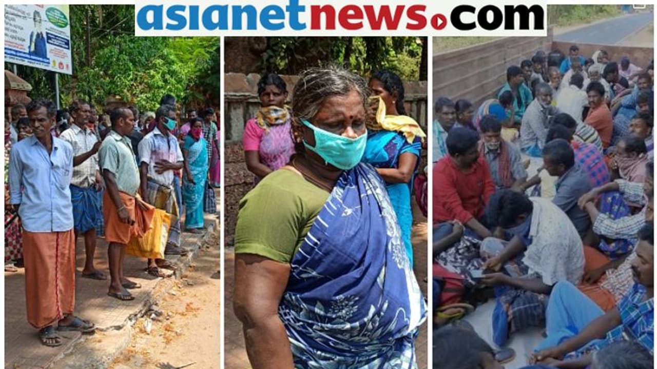 ഭക്ഷണവും ജോലിയുമില്ല, ഇതര സംസ്ഥാനത്തൊഴിലാളികളെ ലോറിയിൽ കുത്തി നിറച്ച് കടത്താനും ശ്രമം