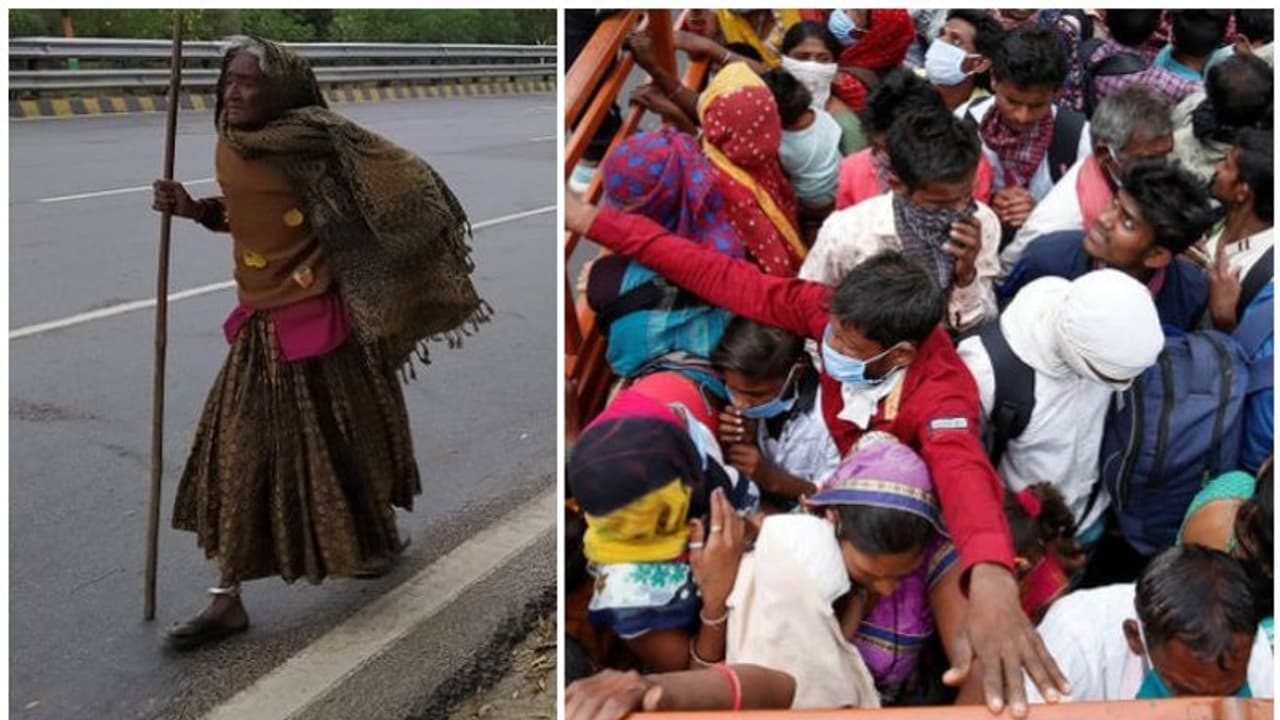 കൊവിഡ് ലോക്ക് ഡൗൺ കാലത്തെ 'തിരിച്ചുള്ള' പലായനങ്ങൾ; കുടിയേറ്റ തൊഴിലാളികളുടെ നിലവിളികൾക്ക് ആര് കാതോർക്കും? കൊവിഡ് ലോക്ക് ഡൗൺ കാലത്തെ 'തിരിച്ചുള്ള' പലായനങ്ങൾ; കുടിയേറ്റ തൊഴിലാളികളുടെ നിലവിളികൾക്ക് ആര് കാതോർക്കും?