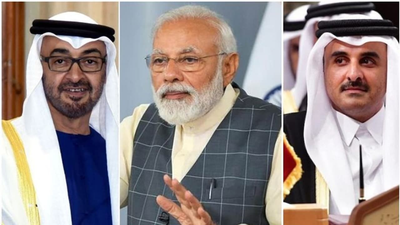 കൊവിഡ് പ്രതിരോധം; യുഎഇ, ഖത്തർ രാഷ്ട്ര നേതാക്കളുമായി പ്രധാനമന്ത്രി ചർച്ച നടത്തി