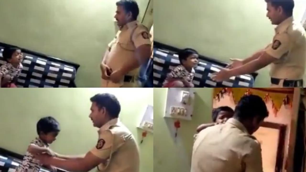 'പോകല്ലേ അച്ഛാ പുറത്ത് കൊറോണയുണ്ട്'; പൊലീസച്ഛനോട് ജോലിക്ക് പോകണ്ടെന്ന് കെഞ്ചി കുഞ്ഞ്, വീഡിയോ വൈറൽ 'പോകല്ലേ അച്ഛാ പുറത്ത് കൊറോണയുണ്ട്'; പൊലീസച്ഛനോട് ജോലിക്ക് പോകണ്ടെന്ന് കെഞ്ചി കുഞ്ഞ്, വീഡിയോ വൈറൽ