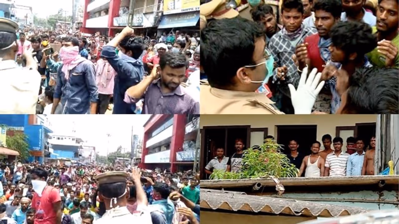 സംസ്ഥാന വ്യാപകമായി അതിഥി തൊഴിലാളി ക്യാംപുകളിൽ പൊലീസ് പരിശോധനയും ബോധവത്കരണവും സംസ്ഥാന വ്യാപകമായി അതിഥി തൊഴിലാളി ക്യാംപുകളിൽ പൊലീസ് പരിശോധനയും ബോധവത്കരണവും