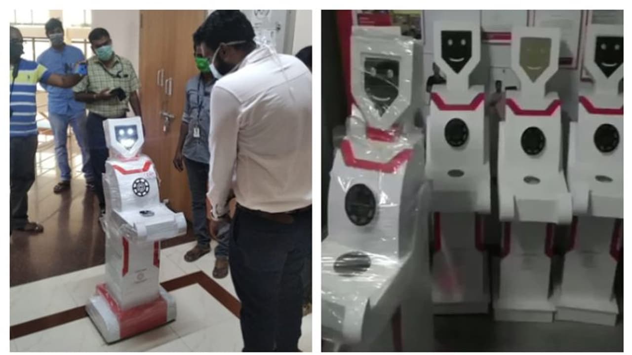 এদেশেও এবার করোনাভাইরাসে আক্রান্ত রোগীদের দেখাভালে রোবট, পথ দেখাল তামিলনাড়ু এদেশেও এবার করোনাভাইরাসে আক্রান্ত রোগীদের দেখাভালে রোবট, পথ দেখাল তামিলনাড়ু
