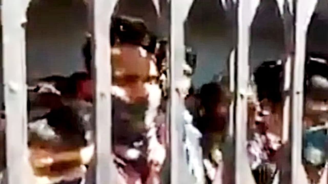 পশুর মতো বন্দি পরিযায়ী শ্রমিকের দল, পিকে র ভিডিওয় উত্তাল রাজনৈতিক মহল, দেখুন পশুর মতো বন্দি পরিযায়ী শ্রমিকের দল, পিকে র ভিডিওয় উত্তাল রাজনৈতিক মহল, দেখুন