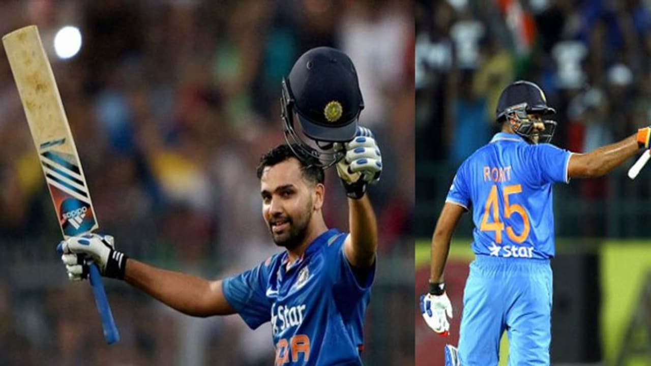 ധോണി പറഞ്ഞത് അനുസരിച്ചിരുന്നെങ്കില് അന്ന് ഇരട്ട സെഞ്ചുറി നേടില്ലായിരുന്നു; വെളിപ്പെടുത്തലുമായി രോഹിത് ശര്മ ധോണി പറഞ്ഞത് അനുസരിച്ചിരുന്നെങ്കില് അന്ന് ഇരട്ട സെഞ്ചുറി നേടില്ലായിരുന്നു; വെളിപ്പെടുത്തലുമായി രോഹിത് ശര്മ