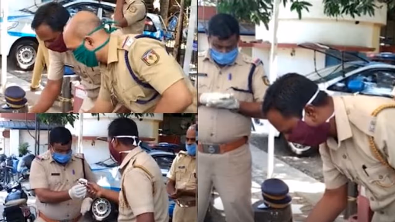 'ഹാപ്പി ബർത്ത്ഡേ മക്കളേ'; പൊലീസുകാരന്റെ ഇരട്ടക്കുട്ടികളുടെ പിറന്നാളാഘോഷം നടത്തിയത് റോഡരികില്, വീഡിയോ 'ഹാപ്പി ബർത്ത്ഡേ മക്കളേ'; പൊലീസുകാരന്റെ ഇരട്ടക്കുട്ടികളുടെ പിറന്നാളാഘോഷം നടത്തിയത് റോഡരികില്, വീഡിയോ