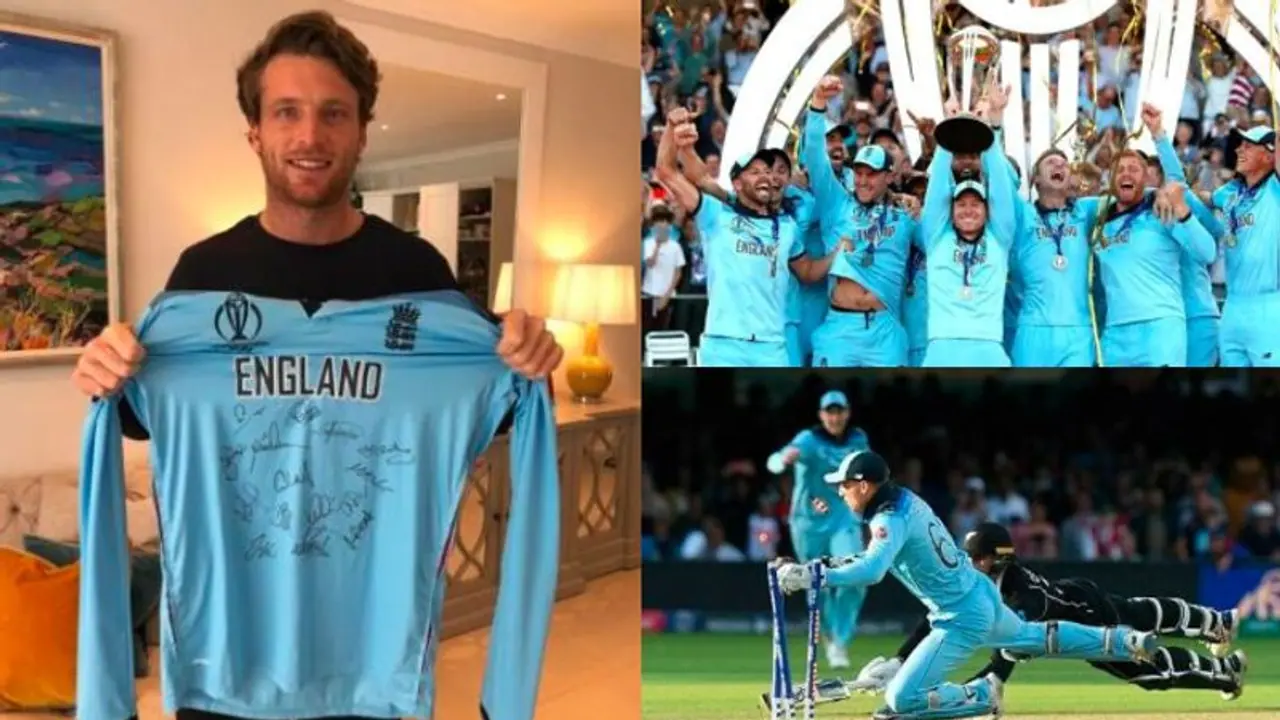 করোনা মোকাবিলায় অভিনব উদ্যোগ,বিশ্বকাপ ফাইনালের জার্সি নিলামে তুললেন জস বাটলার