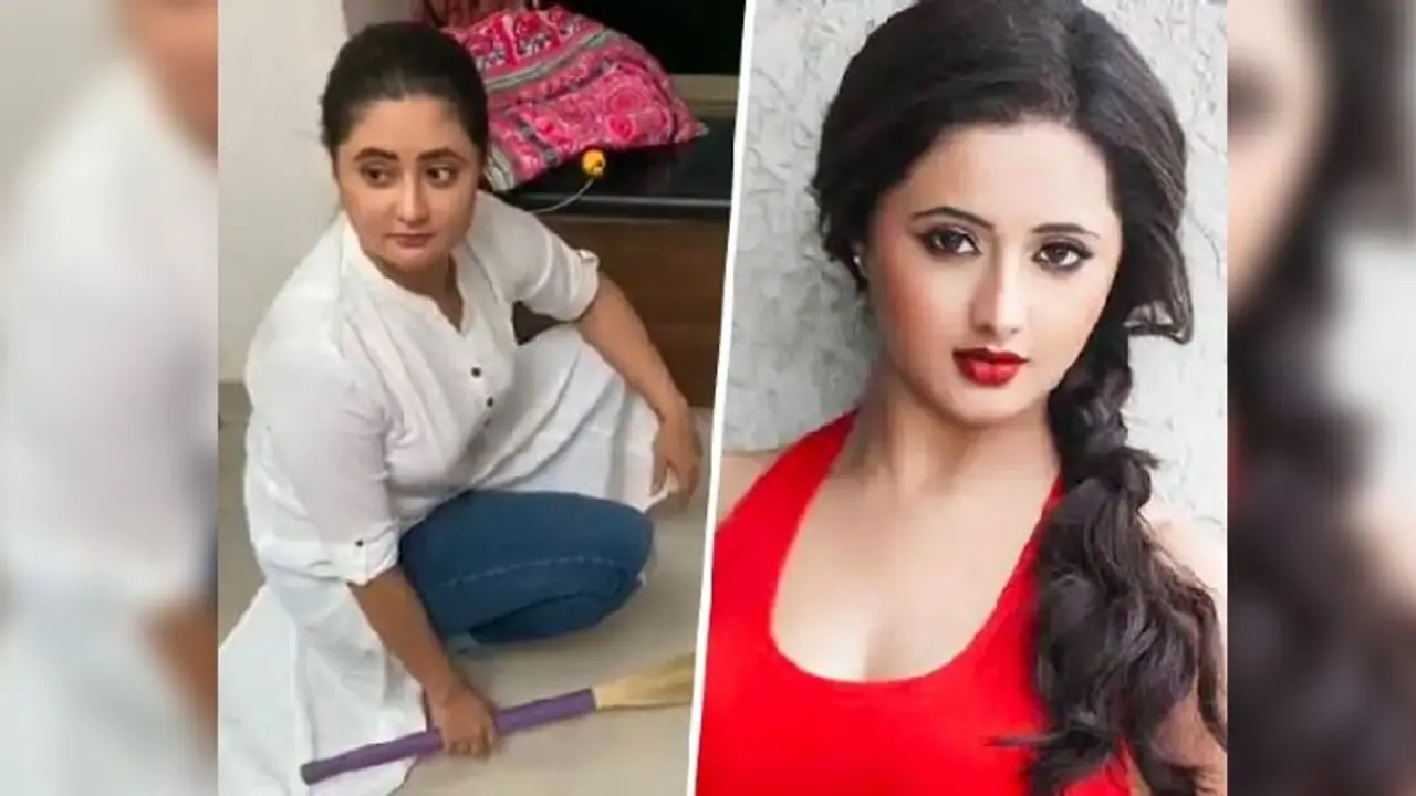 মেকআপ করে ঘর ঝাড় দেওয়ার নাটক কেন, ট্রোলিংয়ের তোপে রাশমি