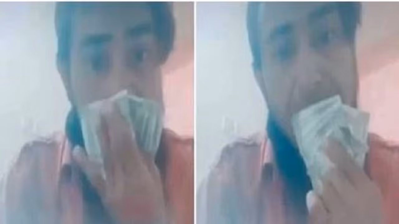 Coronavirus outbreak: Nashik Police arrest man wiping nose and mouth with currency notes Coronavirus outbreak: Nashik Police arrest man wiping nose and mouth with currency notes