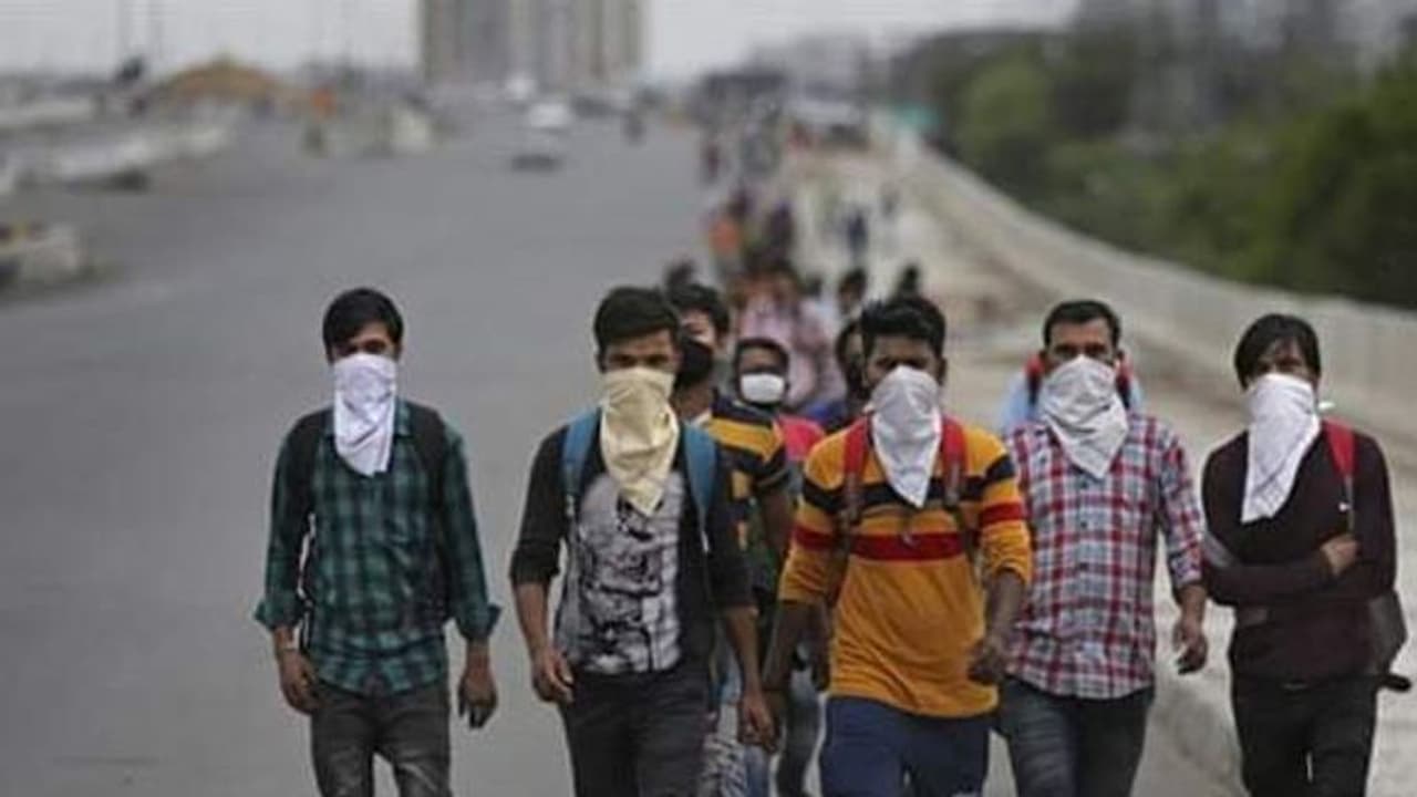 454 கிலோமீட்டர்.. தொழிலாளர்களுடன் நடந்தே வந்த தமிழக வாலிபர்..! சுருண்டு விழுந்து பரிதாப பலி..! 454 கிலோமீட்டர்.. தொழிலாளர்களுடன் நடந்தே வந்த தமிழக வாலிபர்..! சுருண்டு விழுந்து பரிதாப பலி..!