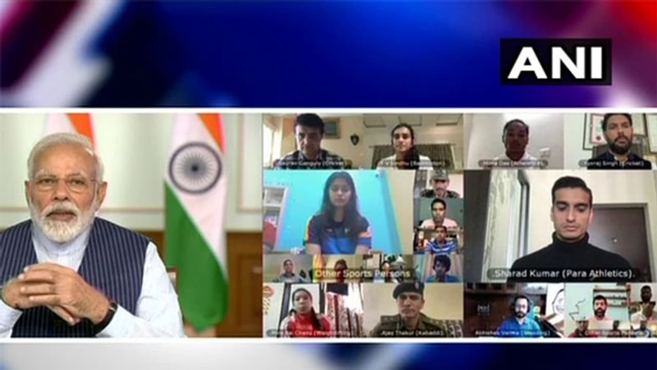 முன்னணி விளையாட்டு வீரர்களுடன் பிரதமர் மோடி திடீர் ஆலோசனை..! முன்னணி விளையாட்டு வீரர்களுடன் பிரதமர் மோடி திடீர் ஆலோசனை..!