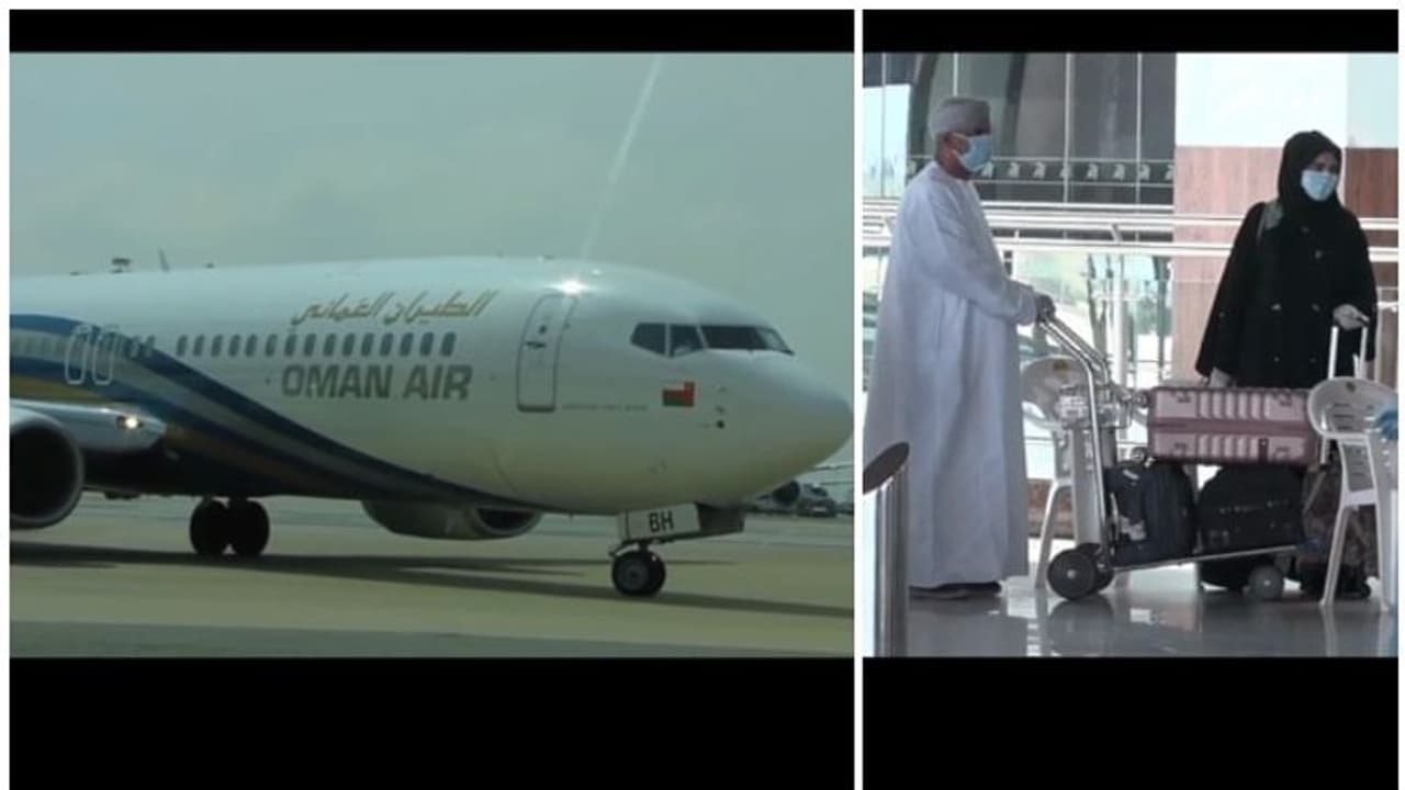 കേരളത്തില് കുടുങ്ങിയ ഒമാന് സ്വദേശികള്ക്ക് ഒടുവില് മടക്കം; 48 പേരുമായി വിമാനം പുറപ്പെട്ടു കേരളത്തില് കുടുങ്ങിയ ഒമാന് സ്വദേശികള്ക്ക് ഒടുവില് മടക്കം; 48 പേരുമായി വിമാനം പുറപ്പെട്ടു