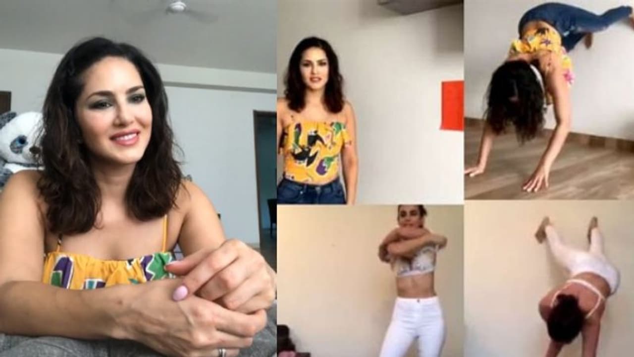 ലൈവ് വീഡിയോയില്‍ ടീഷര്‍ട്ട് ചലഞ്ചുമായി സണ്ണി ലിയോണ്‍