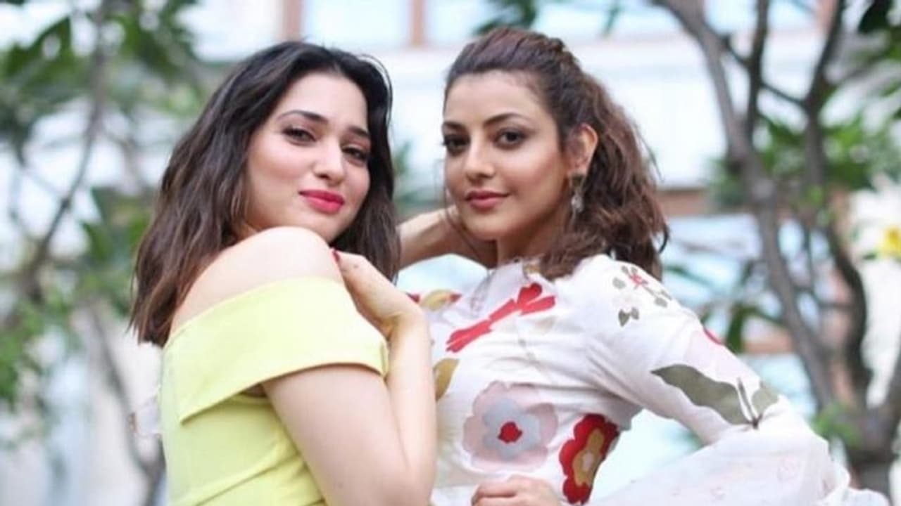 She's a 10 Challenge: కాజల్ కి క్రేజీ ఛాలెంజ్ విసిరిన తమన్నా... చందమామ రిప్లై అదుర్స్!