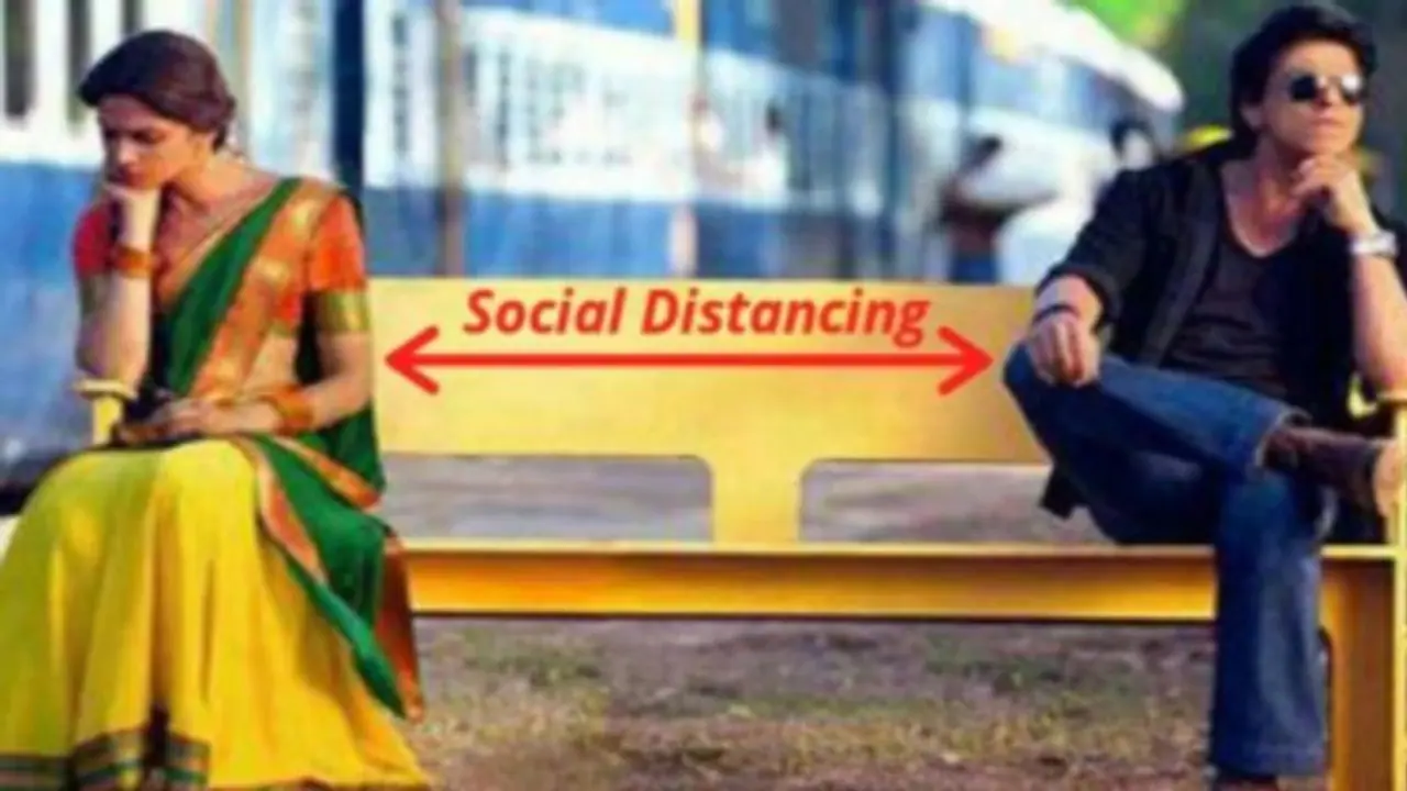 Coronavirus: Nagpur Police show how to practice social distancing with Chennai Express meme Coronavirus: Nagpur Police show how to practice social distancing with Chennai Express meme
