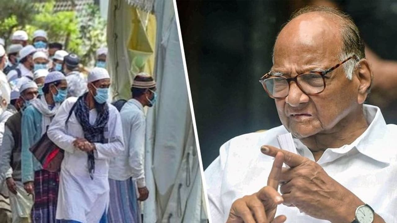 தப்லீக் மாநாட்டிற்கு அனுமதி அளித்தது யார்..? சரமாரியாக கேள்வி எழுப்பிய சரத் பவார்..!