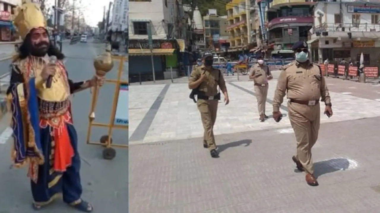 Coronavirus lockdown: ‘Yamraj’ roams streets of Haridwar; warns people (Video) Coronavirus lockdown: ‘Yamraj’ roams streets of Haridwar; warns people (Video)