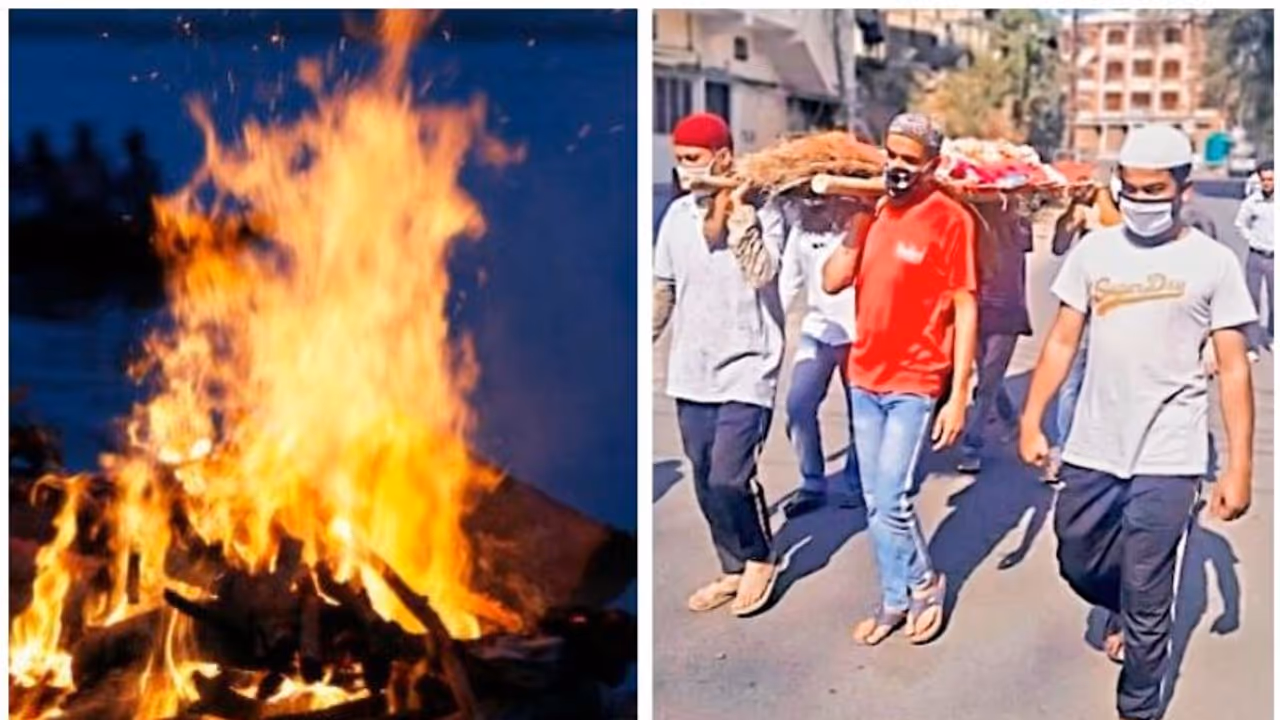 മധ്യപ്രദേശില് ഹിന്ദു സ്ത്രീയുടെ മൃതദേഹം സംസ്കരിക്കാന് സഹായിച്ച് മുസ്ലിം യുവാക്കള്; അഭിനന്ദിച്ച് കമല്നാഥ് മധ്യപ്രദേശില് ഹിന്ദു സ്ത്രീയുടെ മൃതദേഹം സംസ്കരിക്കാന് സഹായിച്ച് മുസ്ലിം യുവാക്കള്; അഭിനന്ദിച്ച് കമല്നാഥ്