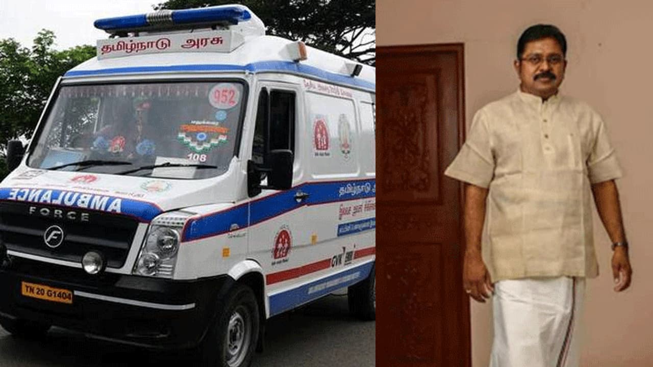 மக்களின் உயிரைக் காப்பாற்றும் 108 ஆம்புலன்ஸ் ஊழியர்களுக்கு ஒரு மாத சிறப்பு ஊதியம் கொடுங்க.. டிடிவி.தினகரன்..! மக்களின் உயிரைக் காப்பாற்றும் 108 ஆம்புலன்ஸ் ஊழியர்களுக்கு ஒரு மாத சிறப்பு ஊதியம் கொடுங்க.. டிடிவி.தினகரன்..!