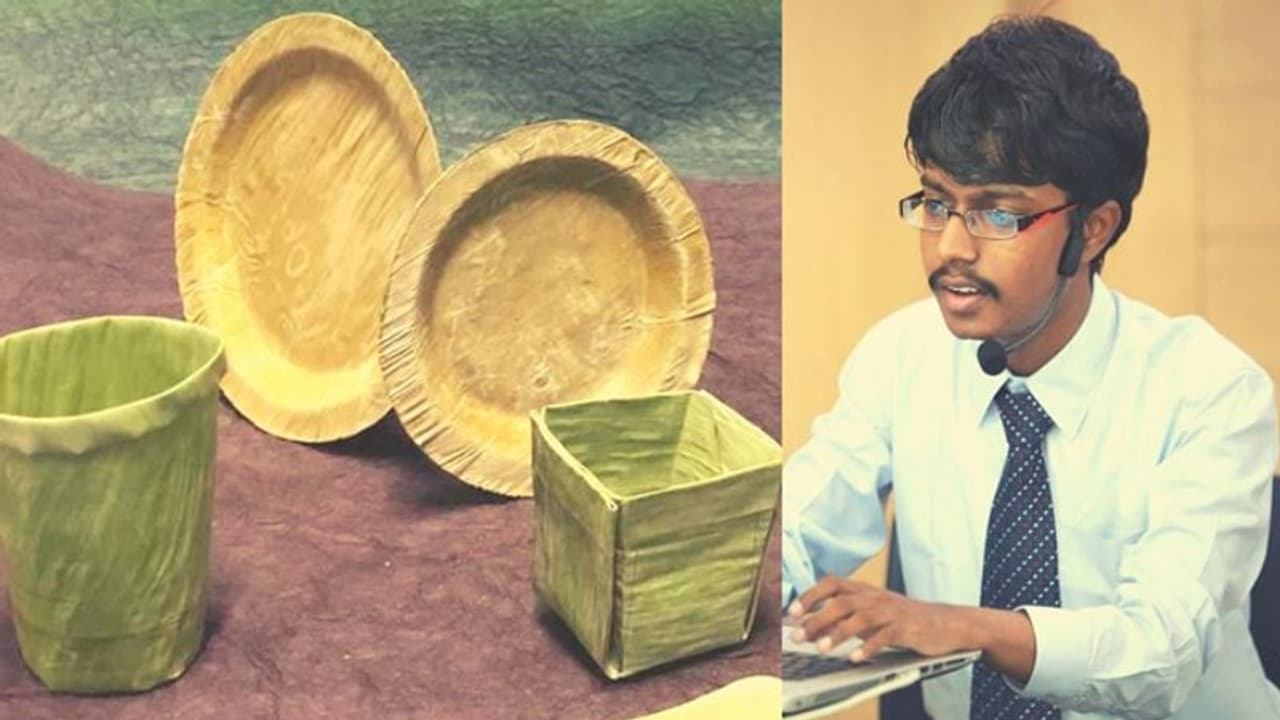 ബനാന ലീഫ് ടെക്നോളജി വികസിപ്പിച്ച് യുവാവ്, മൂന്ന് വര്ഷം വരെ വാഴയില കേടുകൂടാതെ സൂക്ഷിക്കാം ബനാന ലീഫ് ടെക്നോളജി വികസിപ്പിച്ച് യുവാവ്, മൂന്ന് വര്ഷം വരെ വാഴയില കേടുകൂടാതെ സൂക്ഷിക്കാം