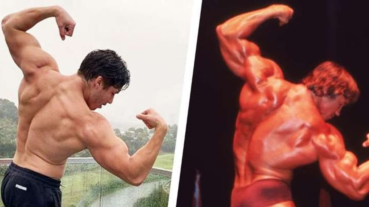 ഷ്വാർസനെഗറിന്റെ പ്രസിദ്ധമായ പോസ് പുനരാവിഷ്കരിച്ച് മകൻ, അച്ഛന്റെ വഴിയേ പോകാൻ നിയോഗം അർണോൾഡിന്റെ രഹസ്യപുത്രന് ഷ്വാർസനെഗറിന്റെ പ്രസിദ്ധമായ പോസ് പുനരാവിഷ്കരിച്ച് മകൻ, അച്ഛന്റെ വഴിയേ പോകാൻ നിയോഗം അർണോൾഡിന്റെ രഹസ്യപുത്രന്