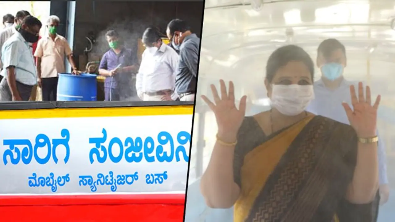 COVID 19: KSRTC converts bus into mobile sanitiser; vehicle to disinfect passengers
