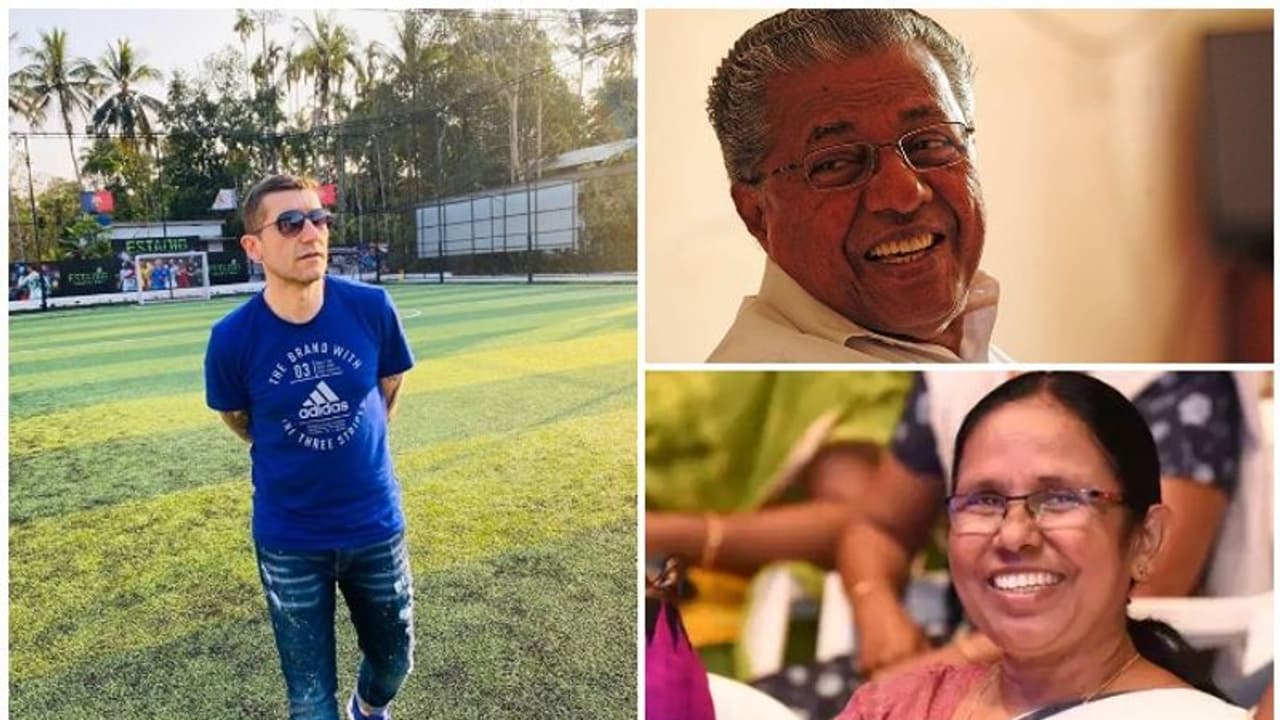 കേരളത്തിലായത് അനുഗ്രഹം; പിണറായിയെയും ശൈലജയെയും കാണണം ലോക്ക്ഡൗണില് കുടുങ്ങിയ വിദേശ പരിശീലകന്റെ കുറിപ്പ് കേരളത്തിലായത് അനുഗ്രഹം; പിണറായിയെയും ശൈലജയെയും കാണണം ലോക്ക്ഡൗണില് കുടുങ്ങിയ വിദേശ പരിശീലകന്റെ കുറിപ്പ്