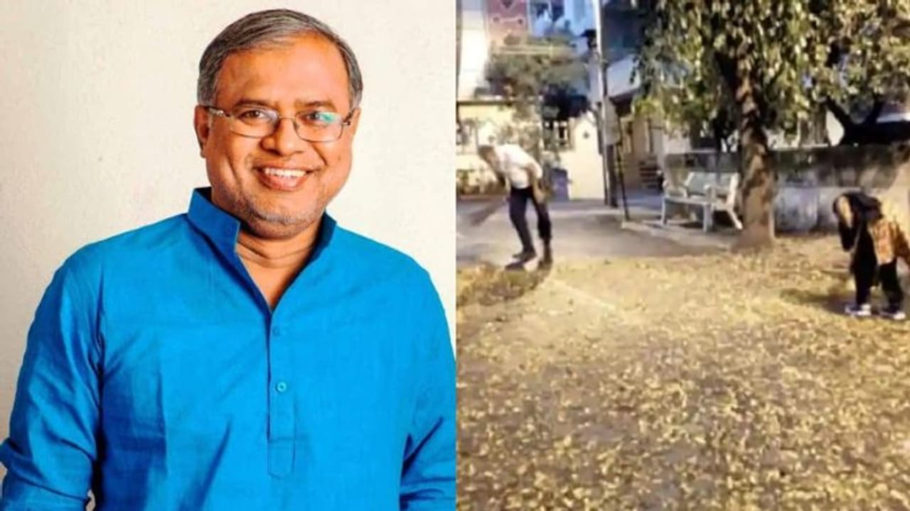 ലോക്ക് ഡൗണിനിടെ വീടിനടുത്തുള്ള റോഡ് വൃത്തിയാക്കി മന്ത്രിയും ഭാര്യയും; കയ്യടിച്ച് സൈബർ ലോകം ലോക്ക് ഡൗണിനിടെ വീടിനടുത്തുള്ള റോഡ് വൃത്തിയാക്കി മന്ത്രിയും ഭാര്യയും; കയ്യടിച്ച് സൈബർ ലോകം