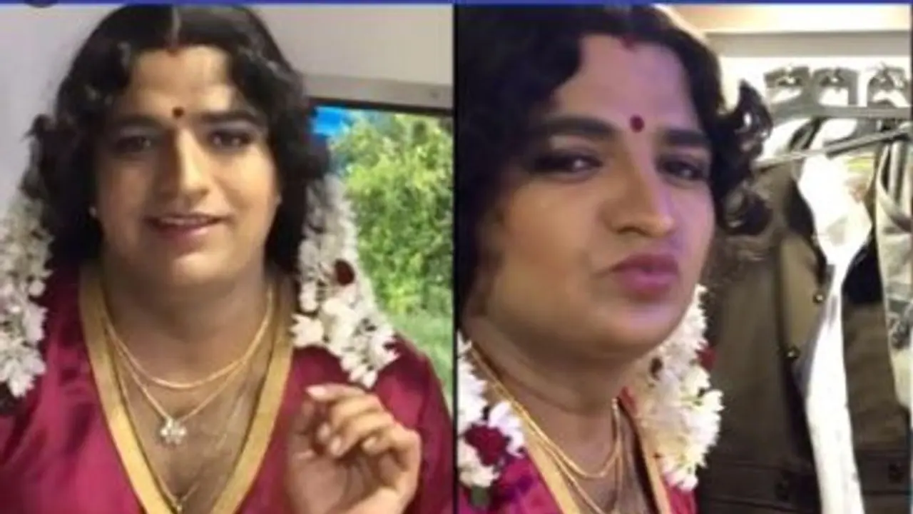 அன்னநடை போட்டு வந்து... அசத்தல் அழகில் மயக்கிய பியூட்டி! வைரலாகும் சதீஷ் வீடியோ!