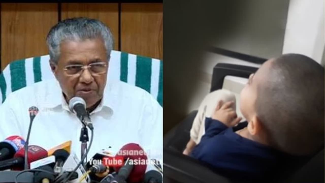 പല്ലുതേക്കാനും കുളിക്കാനും മടി; മകനെ ഒതുക്കാന്‍ മുഖ്യമന്ത്രിയുടെ പത്രസമ്മേളനത്തില്‍ അച്ഛന്‍റെ 'വിരുത്'