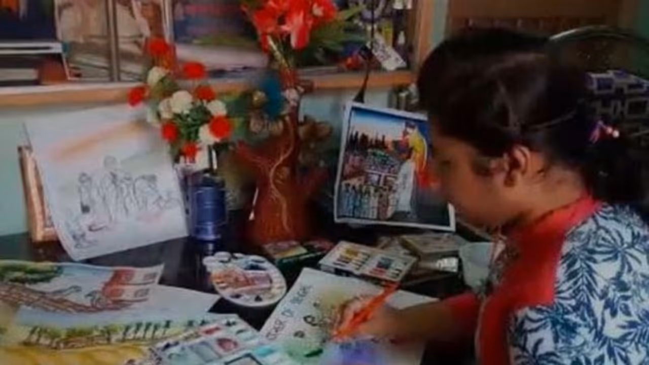 CBSE student extends arm to paint, sell art to raise funds for fight against COVID 19