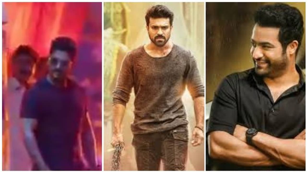 'வாத்தி கம்மிங்' பாடலுக்கு நடனத்தில் வெளுத்து கட்டிய தெலுங்கு முன்னணி நடிகர்கள்! கடைசி 25 நொடி மரணமாஸ்! வீடியோ