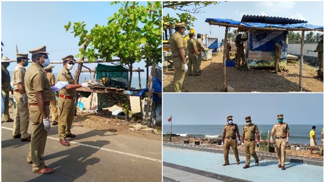 കോഴിക്കോട് ബീച്ചിലെ അനധികൃത നിര്മ്മാണങ്ങള് പൊളിച്ചു നീക്കി കോഴിക്കോട് ബീച്ചിലെ അനധികൃത നിര്മ്മാണങ്ങള് പൊളിച്ചു നീക്കി