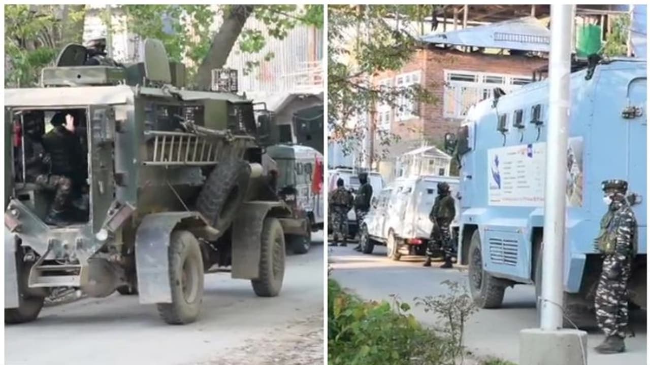 കശ്മീരിലെ ഷോപ്പിയാനില് സൈന്യവും തീവ്രവാദികളും തമ്മില് ഏറ്റുമുട്ടല്; രണ്ട് തീവ്രവാദികളെ വധിച്ചു കശ്മീരിലെ ഷോപ്പിയാനില് സൈന്യവും തീവ്രവാദികളും തമ്മില് ഏറ്റുമുട്ടല്; രണ്ട് തീവ്രവാദികളെ വധിച്ചു