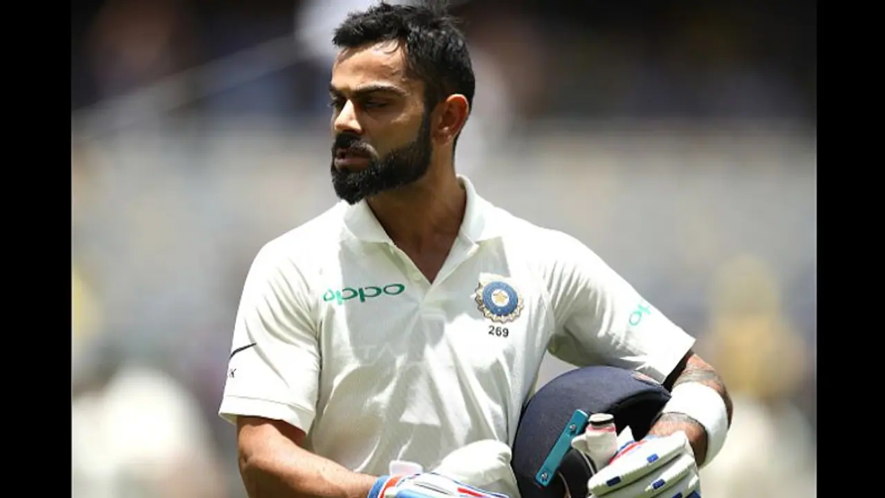 ಆಸ್ಟ್ರೇಲಿಯಾ ವಿರುದ್ಧದ ಅಂತಿಮ 2 ಟೆಸ್ಟ್ ಪಂದ್ಯಕ್ಕೆ ಕೊಹ್ಲಿ ಅಲಭ್ಯ? ಆಸ್ಟ್ರೇಲಿಯಾ ವಿರುದ್ಧದ ಅಂತಿಮ 2 ಟೆಸ್ಟ್ ಪಂದ್ಯಕ್ಕೆ ಕೊಹ್ಲಿ ಅಲಭ್ಯ?