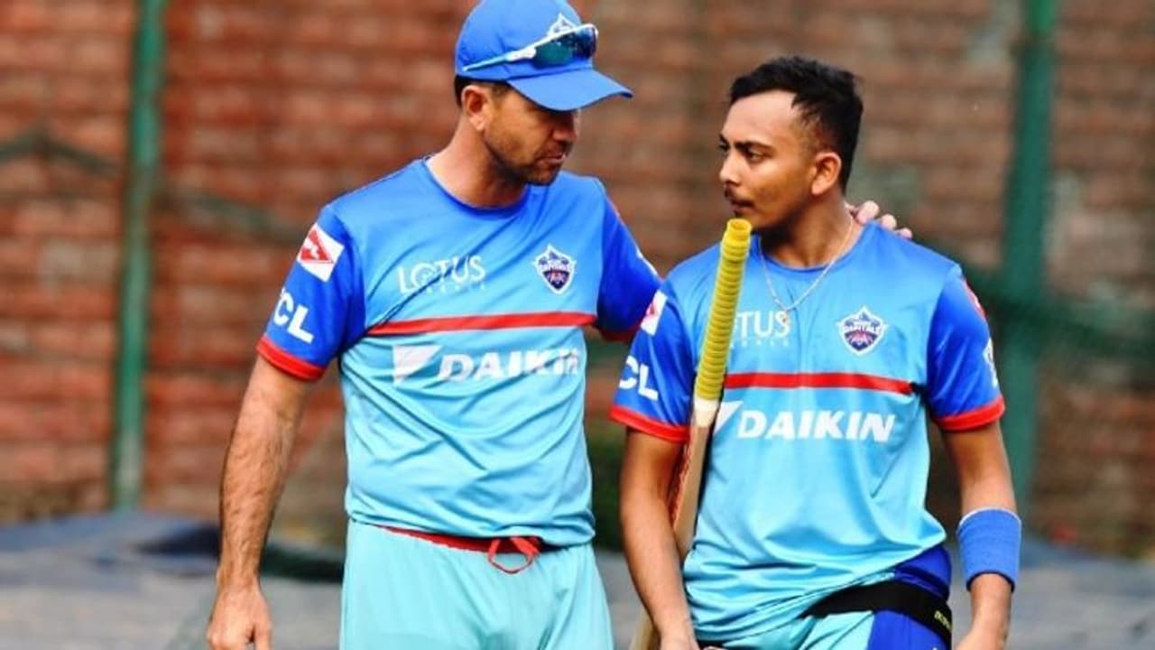 Prithvi Shaw reveals how Delhi Capitals coach Ricky Ponting scared him during IPL 2019 Prithvi Shaw reveals how Delhi Capitals coach Ricky Ponting scared him during IPL 2019