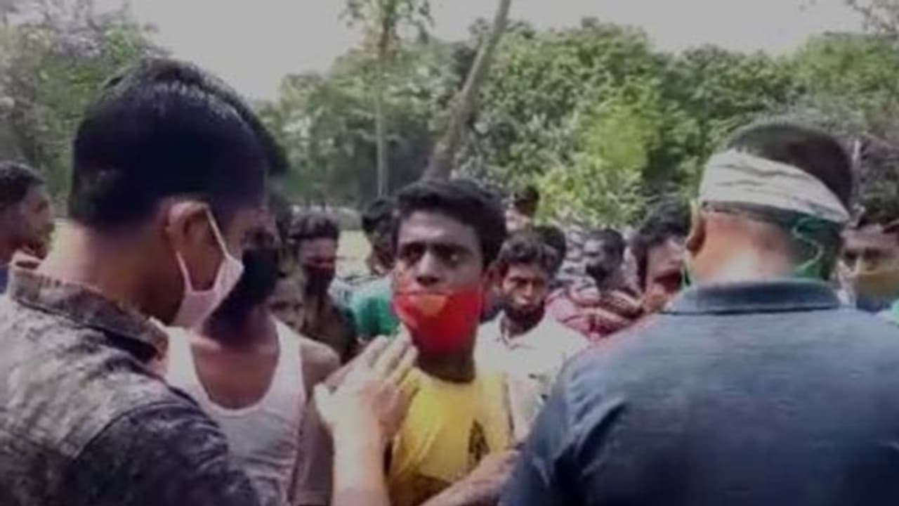 Police personnel injured in clash over relief materials in West Bengal's Baduria Police personnel injured in clash over relief materials in West Bengal's Baduria