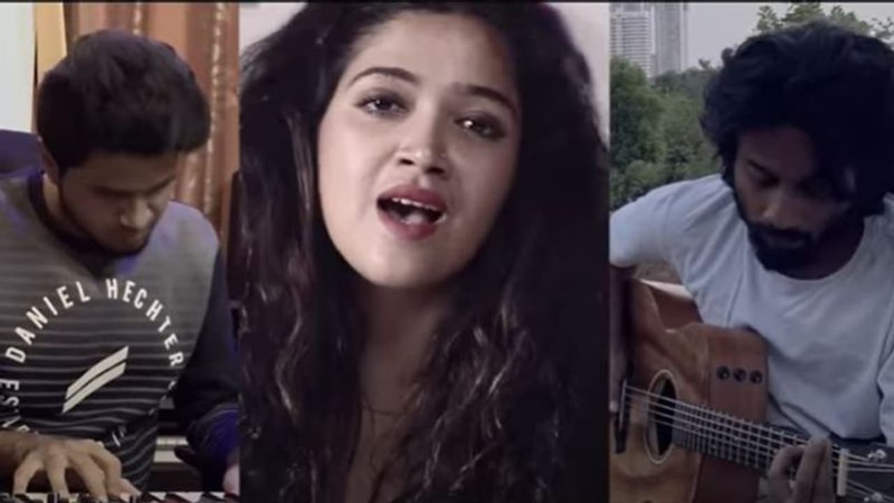 'ചെക്കേലടിക്കുന്നുണ്ടേ'; കൊവിഡ് പോരാളികള്ക്ക് ഹൃദയാഭിവാദ്യവുമായി അഭിരാമിയുടെ പാട്ട് 'ചെക്കേലടിക്കുന്നുണ്ടേ'; കൊവിഡ് പോരാളികള്ക്ക് ഹൃദയാഭിവാദ്യവുമായി അഭിരാമിയുടെ പാട്ട്