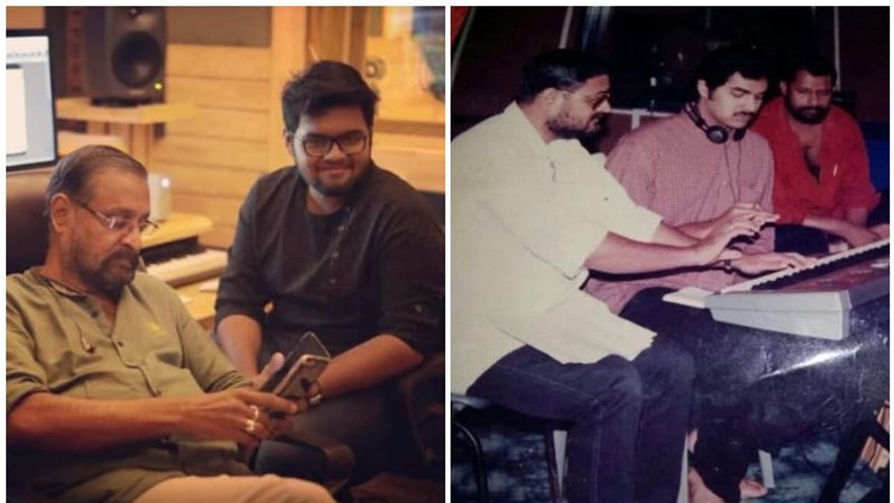 ഗുരുവിനൊപ്പം മകൻ; ഇത് അഭിമാനമുഹൂര്ത്തമെന്ന് ഗോപി സുന്ദര് ഗുരുവിനൊപ്പം മകൻ; ഇത് അഭിമാനമുഹൂര്ത്തമെന്ന് ഗോപി സുന്ദര്